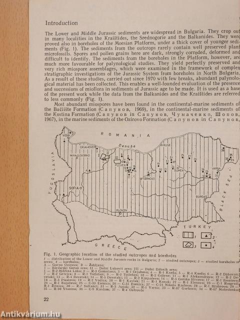 Lower and Middle Jurassic palynostratigraphy of Bulgaria (dedikált példány)