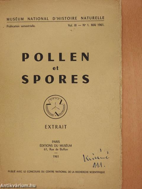 Études palynologiques dans le Bassin de Dorog II.  (dedikált példány)