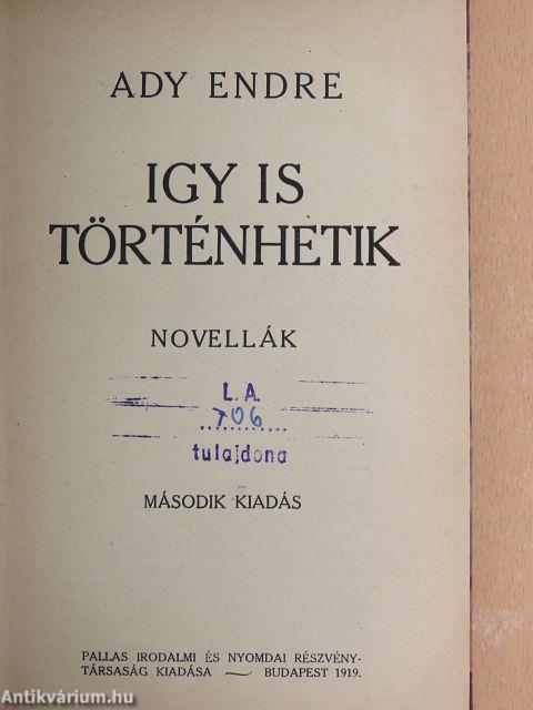 Igy is történhetik