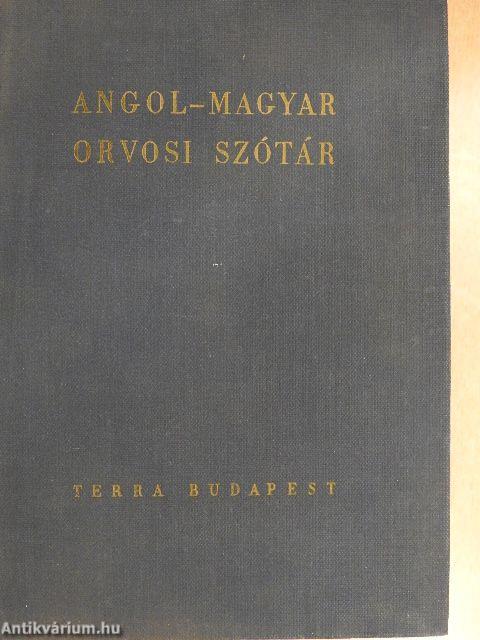 Angol-magyar orvosi szótár