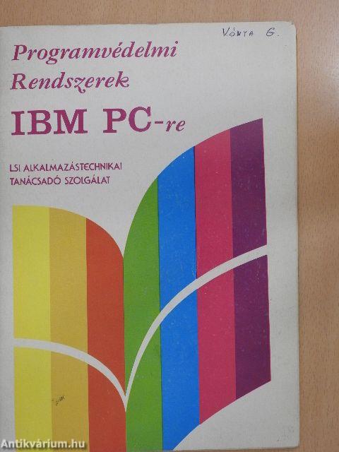 Programvédelmi rendszerek IBM PC-re