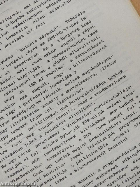 Programvédelmi rendszerek IBM PC-re
