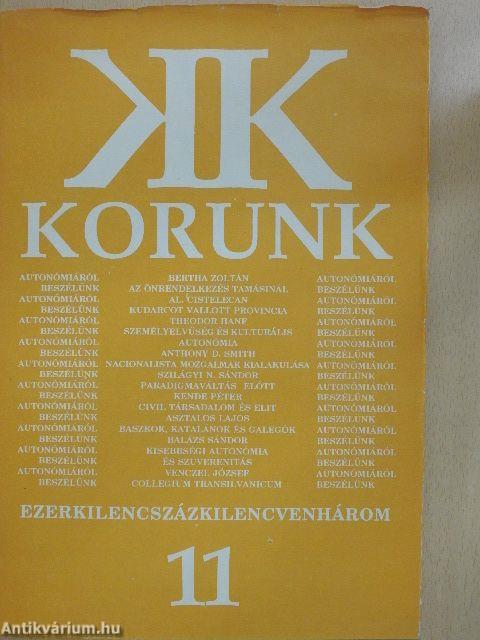 Korunk 1993. november