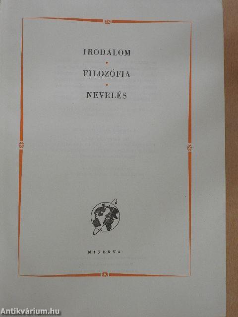 A kultúra világa - Irodalom/Filozófia/Nevelés