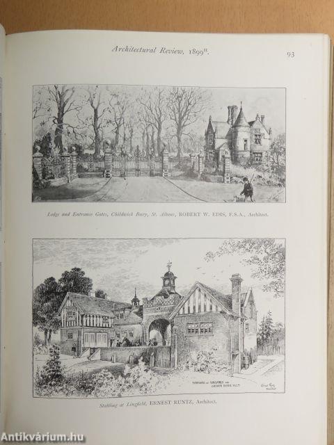 Academy Architecture and Architectural Review 1899/1-2., 1900/1-2.