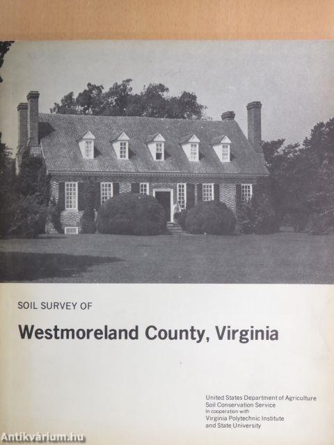 Soil survey of Westmoreland County, Virginia