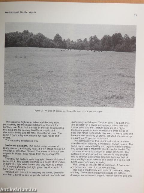Soil survey of Westmoreland County, Virginia