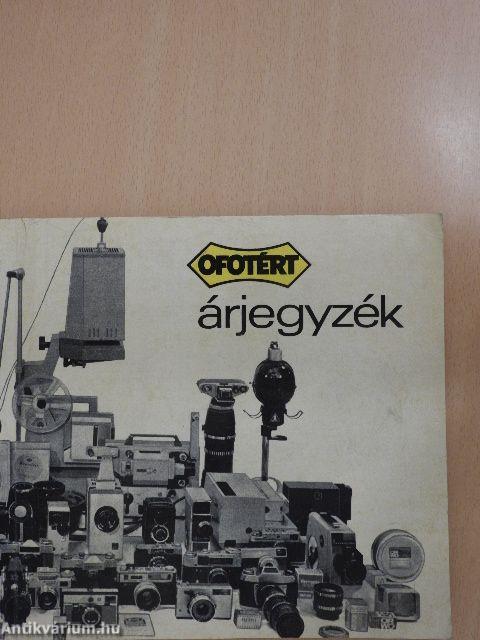 Ofotért árjegyzék