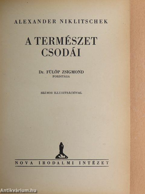 A természet csodái