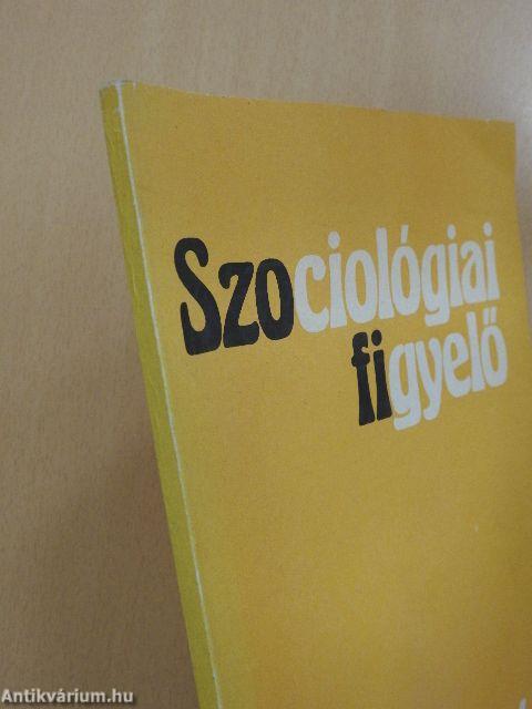 Szociológiai figyelő 1989/1.