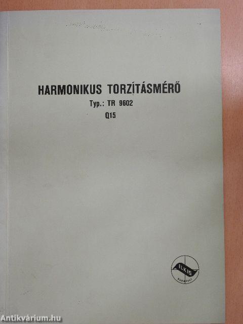 Harmonikus torzításmérő