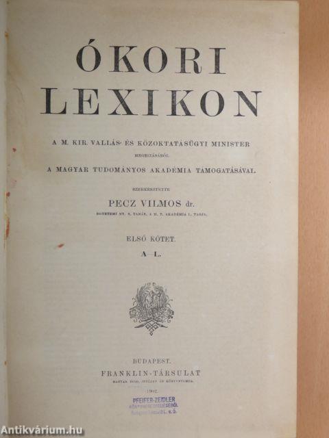 Ókori lexikon I-II.