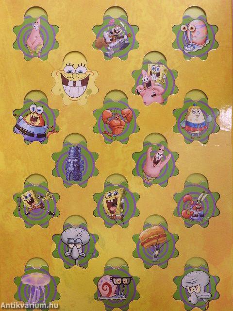 SpongyaBob Kockanadrág pörgettyű gyűjtőalbum