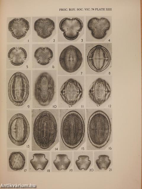 Studies of the pollen grains of plants native to Victoria, Australia 1. Goodenisceae (Including Brunonia) (dedikált példány)