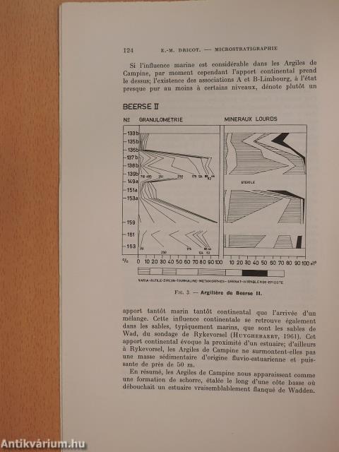 Microstratigraphie des Argiles de Campine (dedikált példány)