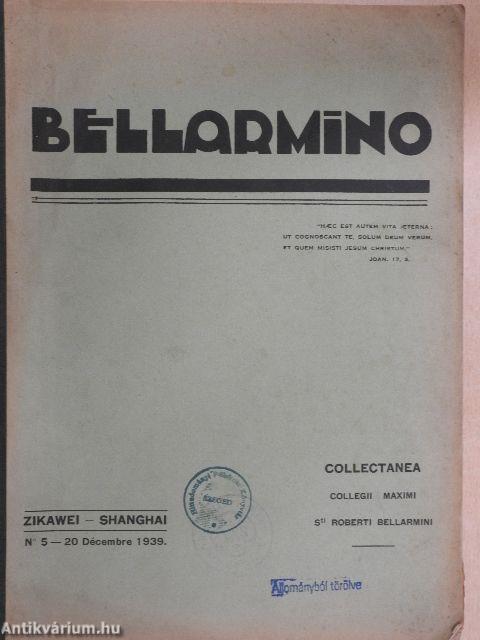Bellarmino 20 Décembre 1939.