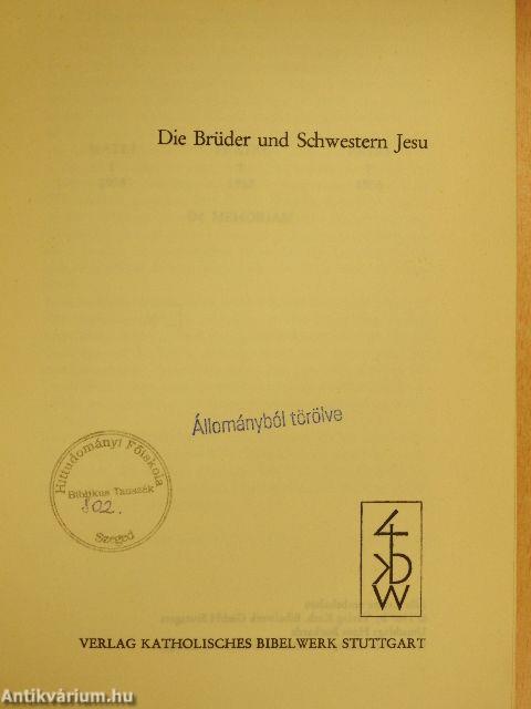 Die Brüder und Schwestern Jesu