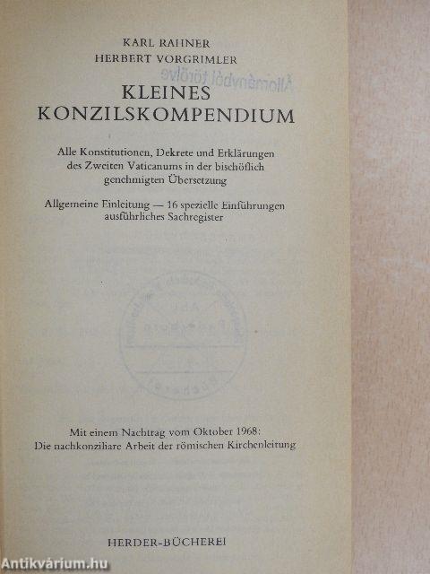 Kleines Konzilskompendium