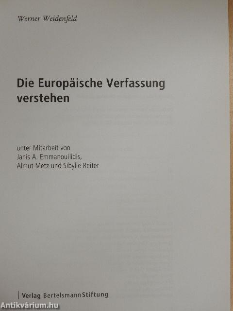 Die Europäische Verfassung verstehen