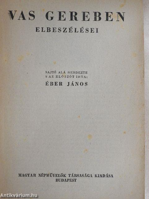 Vas Gereben elbeszélései