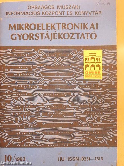 Mikroelektronikai gyorstájékoztató 1989/10.