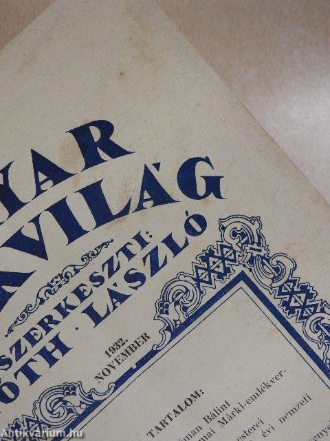 Magyar Sakkvilág 1932. november