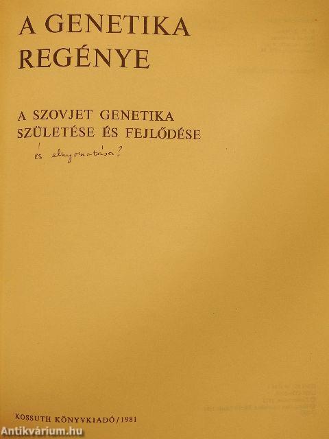A genetika regénye