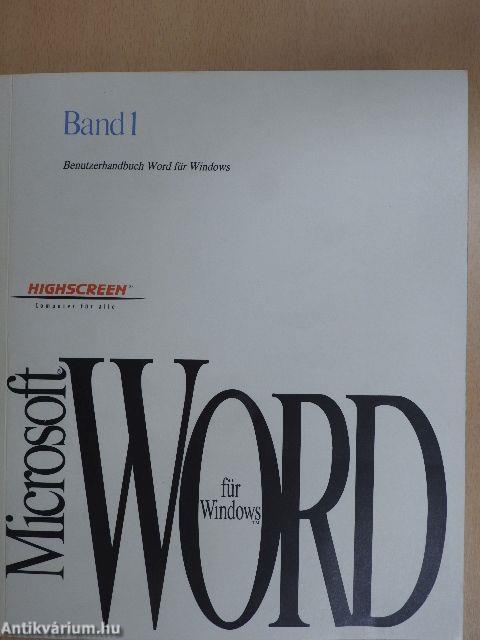 Microsoft Word für Windows 1-2.