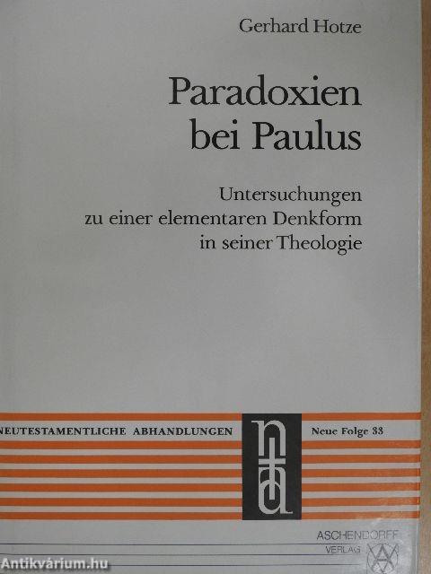 Paradoxien bei Paulus