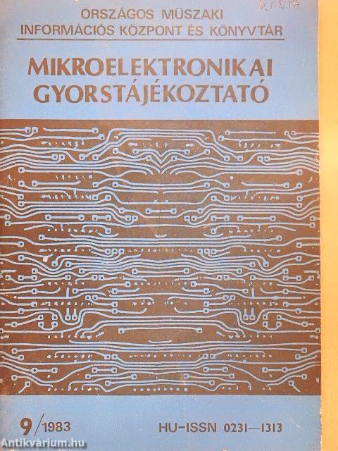 Mikroelektronikai gyorstájékoztató 1983/9.