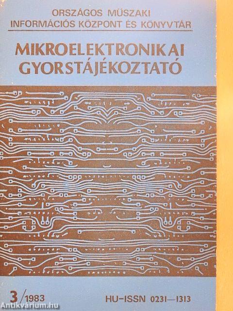 Mikroelektronikai gyorstájékoztató 1983/3.