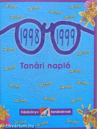 Tanári napló 1998-1999