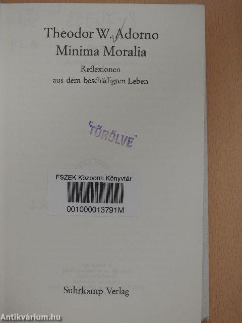 Minima Moralia