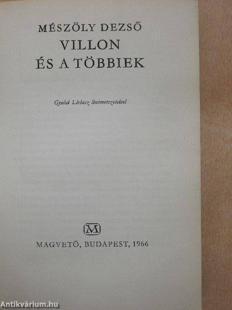 Villon és a többiek