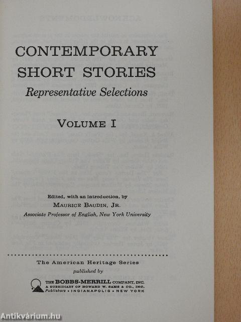 Contemporary short stories I-III.