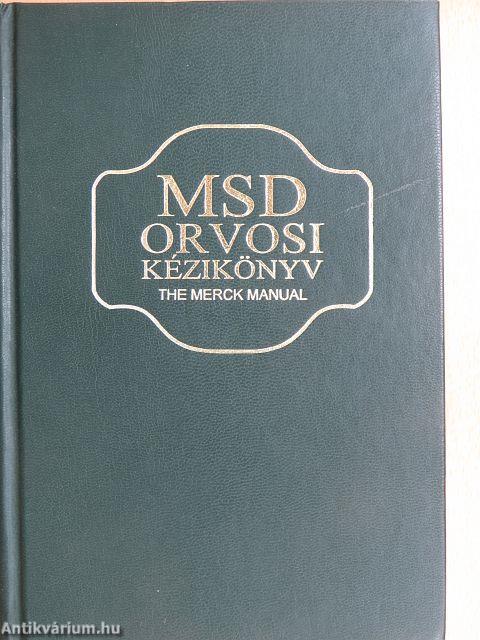 MSD Orvosi Kézikönyv