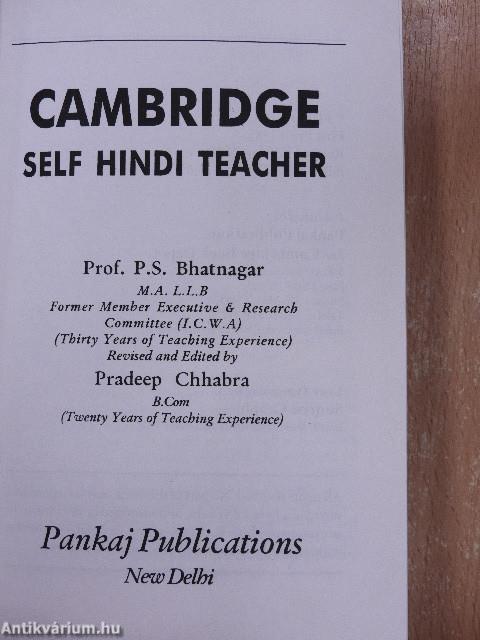 Cambridge Self Hindi Teacher