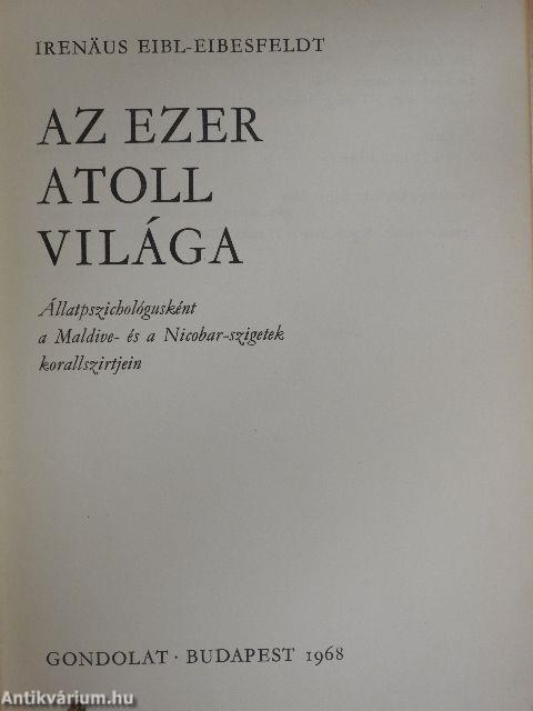 Az ezer atoll világa