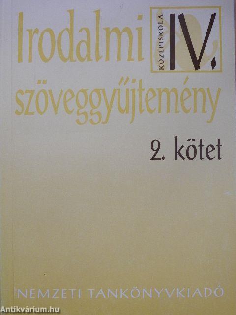 Irodalmi szöveggyűjtemény IV/2.