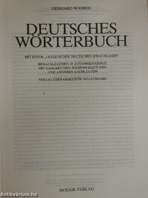 Deutsches Wörterbuch
