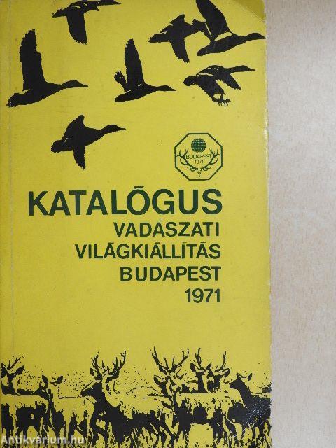 Vadászati világkiállítás katalógus 1971