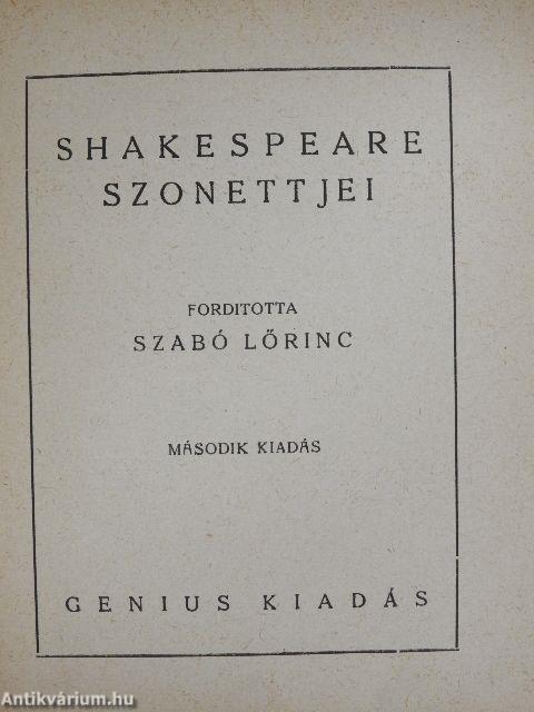 Shakespeare szonettjei