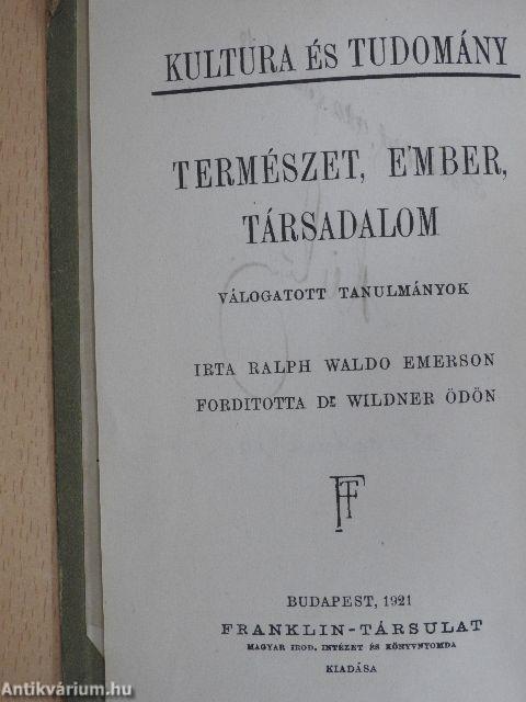 Természet, ember, társadalom