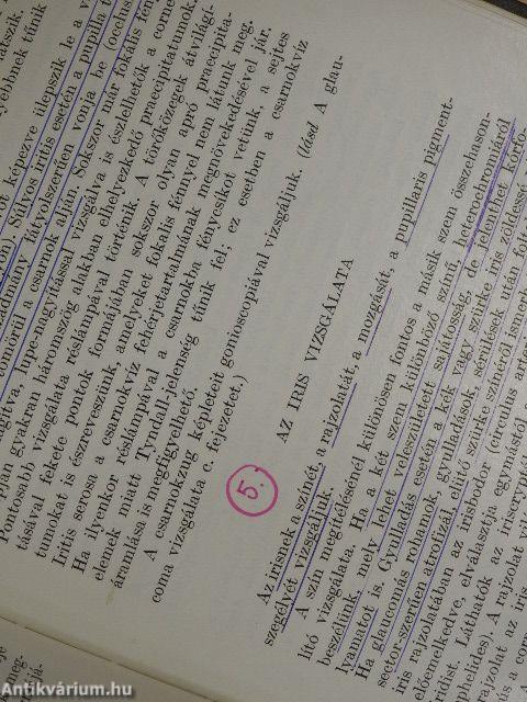 Szemészeti gyakorlatok