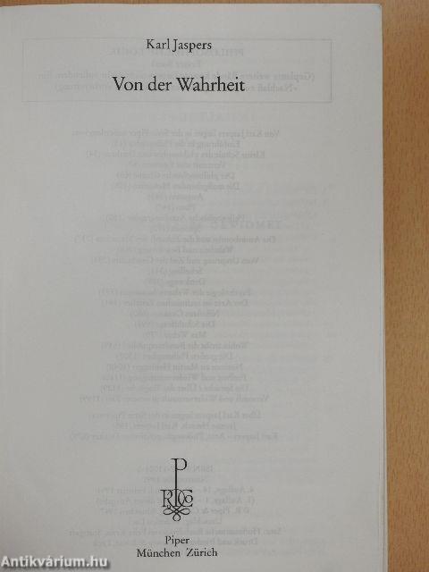 Von der Wahrheit