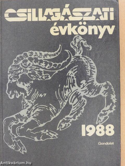 Csillagászati Évkönyv 1988