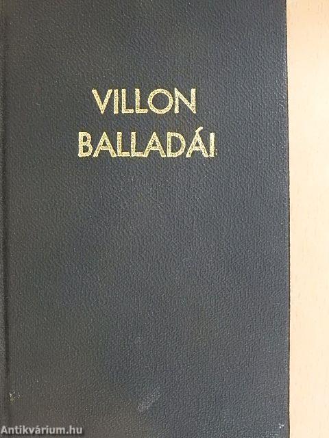 Villon balladái Faludy György átköltésében