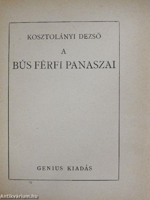 A bús férfi panaszai 