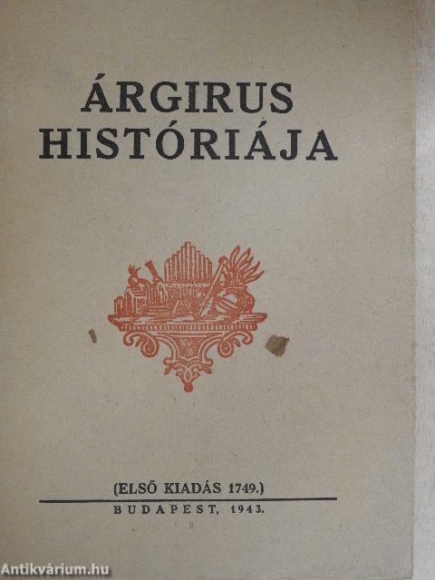 Árgirus históriája