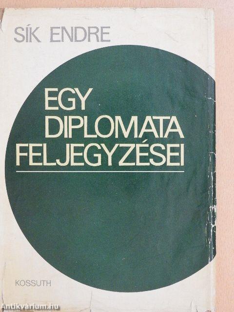 Egy diplomata feljegyzései
